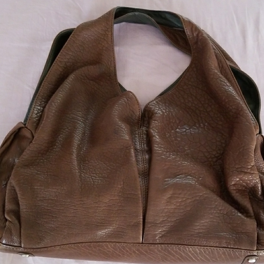 SONDRA ROBERTS LEATHER HANDBAG - Picture 2 of 7